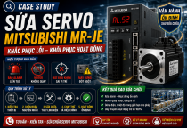 Case Study Sửa Servo Mitsubishi MR-JE: Khắc Phục Lỗi Mất Điều Khiển Trên Dây Chuyền Đóng Gói