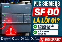PLC Siemens SF đỏ là lỗi gì? Nguyên nhân và cách xử lý thực tế