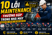 10 Lỗi Maintenance Thường Gặp Trong Nhà Máy Và Cách Khắc Phục Hiệu Quả