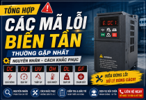 Các Mã Lỗi Biến Tần Thường Gặp: Nguyên Nhân, Cách Khắc Phục