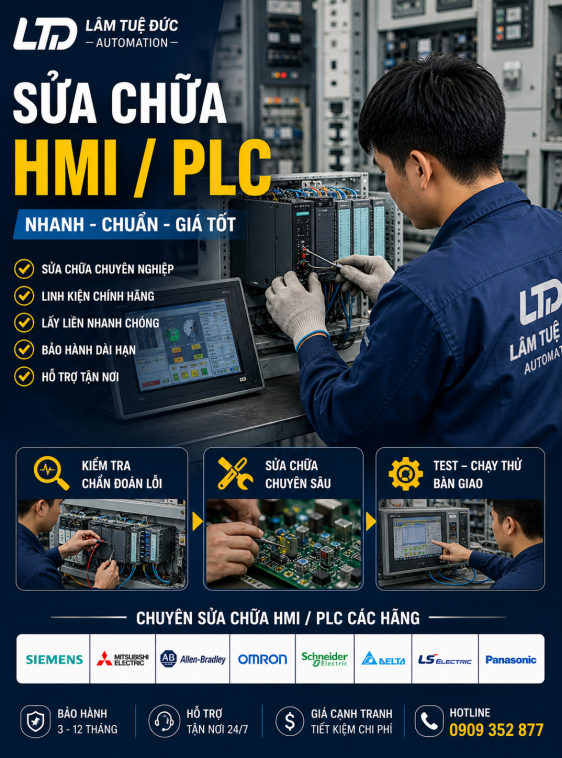 SỬA CHỮA HMI/ PLC