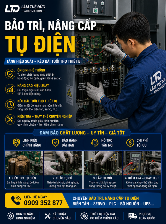 BẢO TRÌ, NÂNG CẤP TỤ ĐIỆN