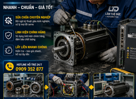 SỮA CHỮA MOTOR SERVO