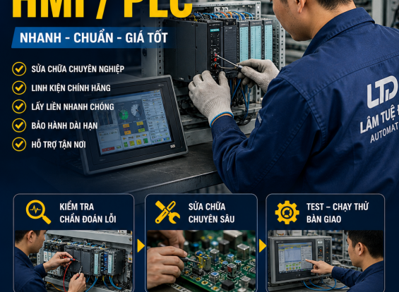 SỬA CHỮA HMI/ PLC